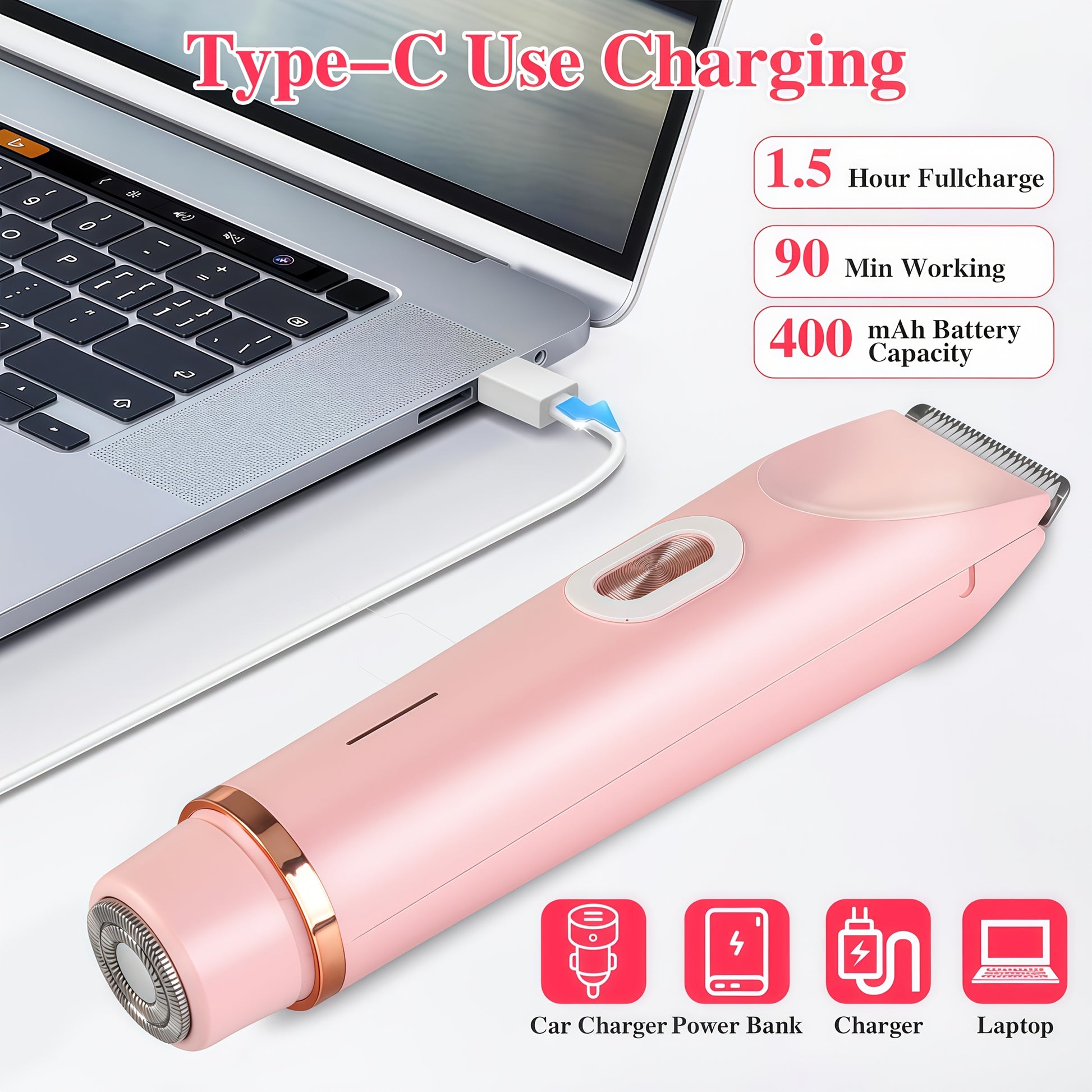 2-in-1 Bikini & Facial Trimmer for Women - CartRare