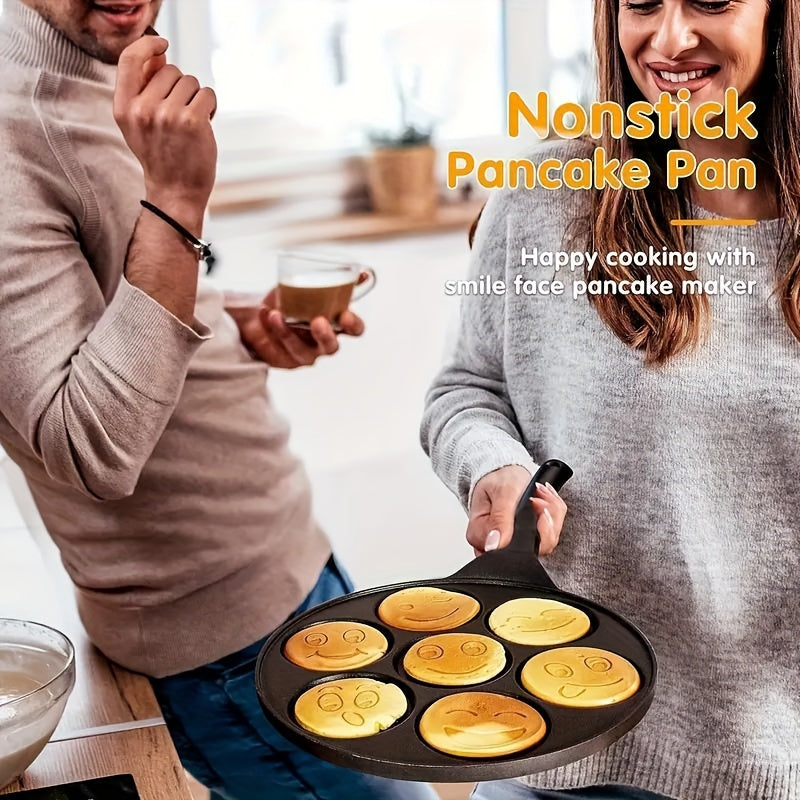 7-Cup Nonstick Pancake & Waffle Maker Pan Easy Breakfast - CartRare
