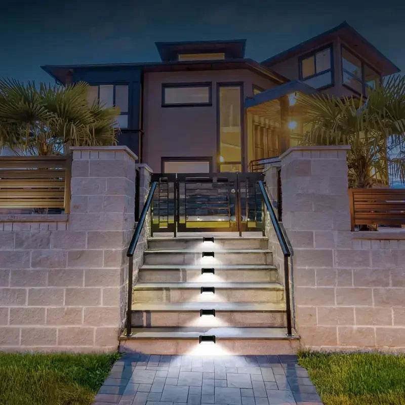 Waterproof Outdoor & Solar LED Deck & Stair Lights - CartRare