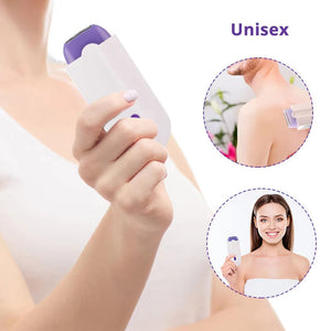 Painless Unisex Electric Hair Trimmer for Face, Legs, Bikini, Arms and Full Body Use - CartRare