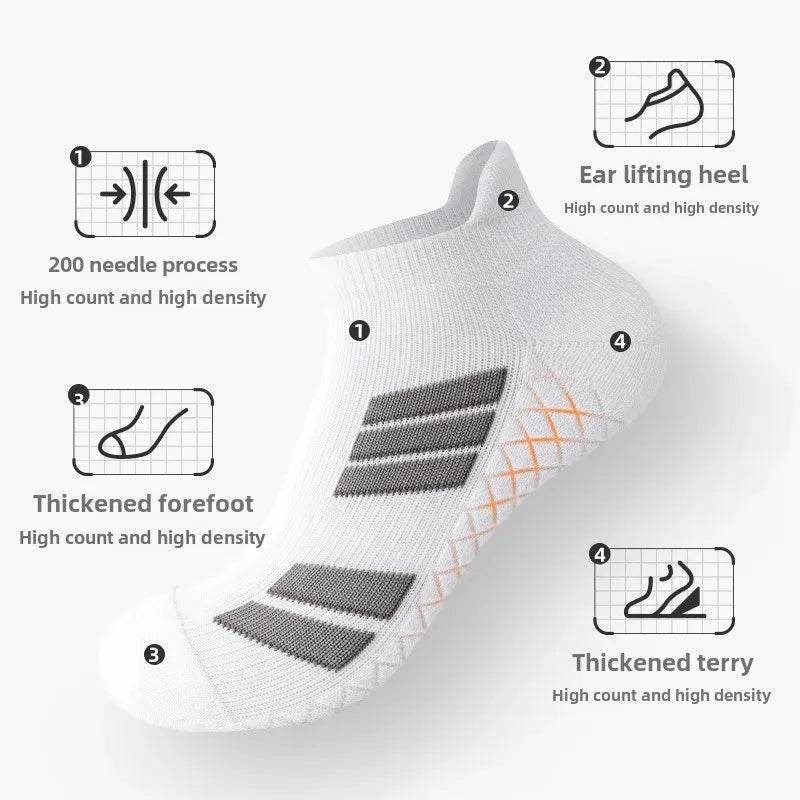 Skin FitSport Socks Ultimate No Show Comfort & Grip - CartRare