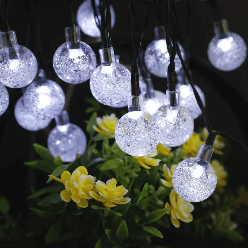 Solar Bubble Balls Lamp String Lights - CartRare