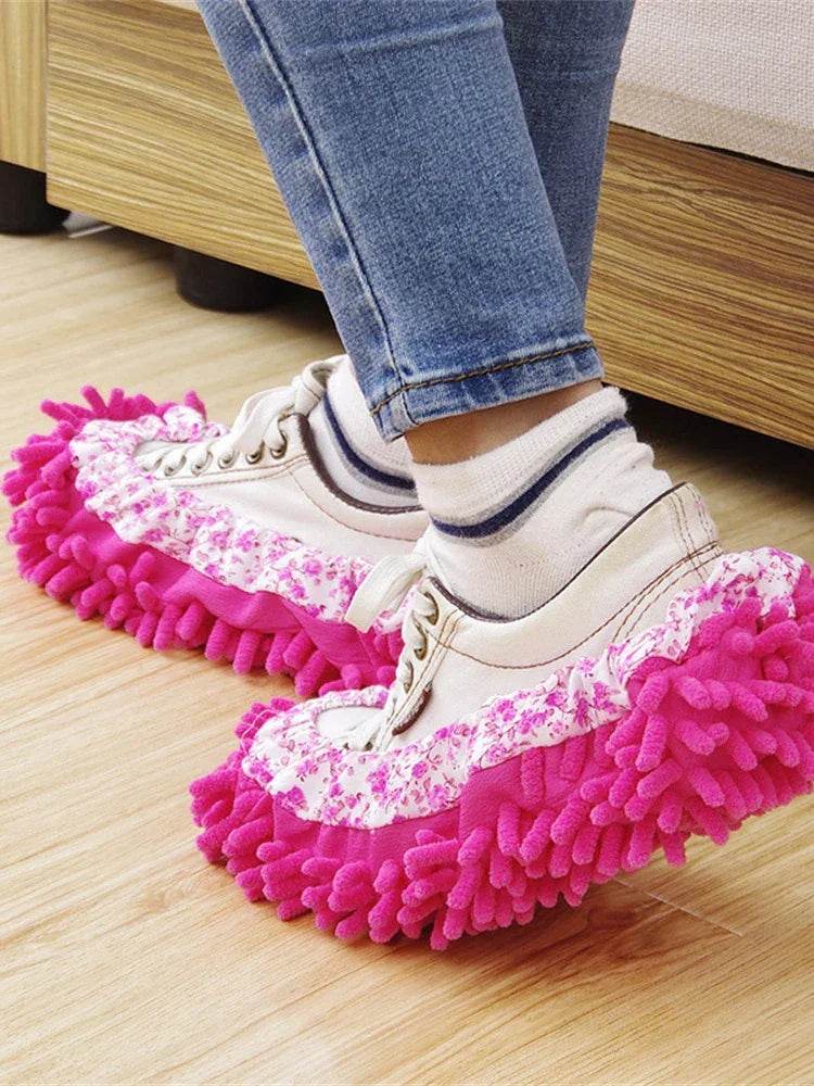 2 Pcs Mop Slippers Dust Cleaning Covers - CartRare