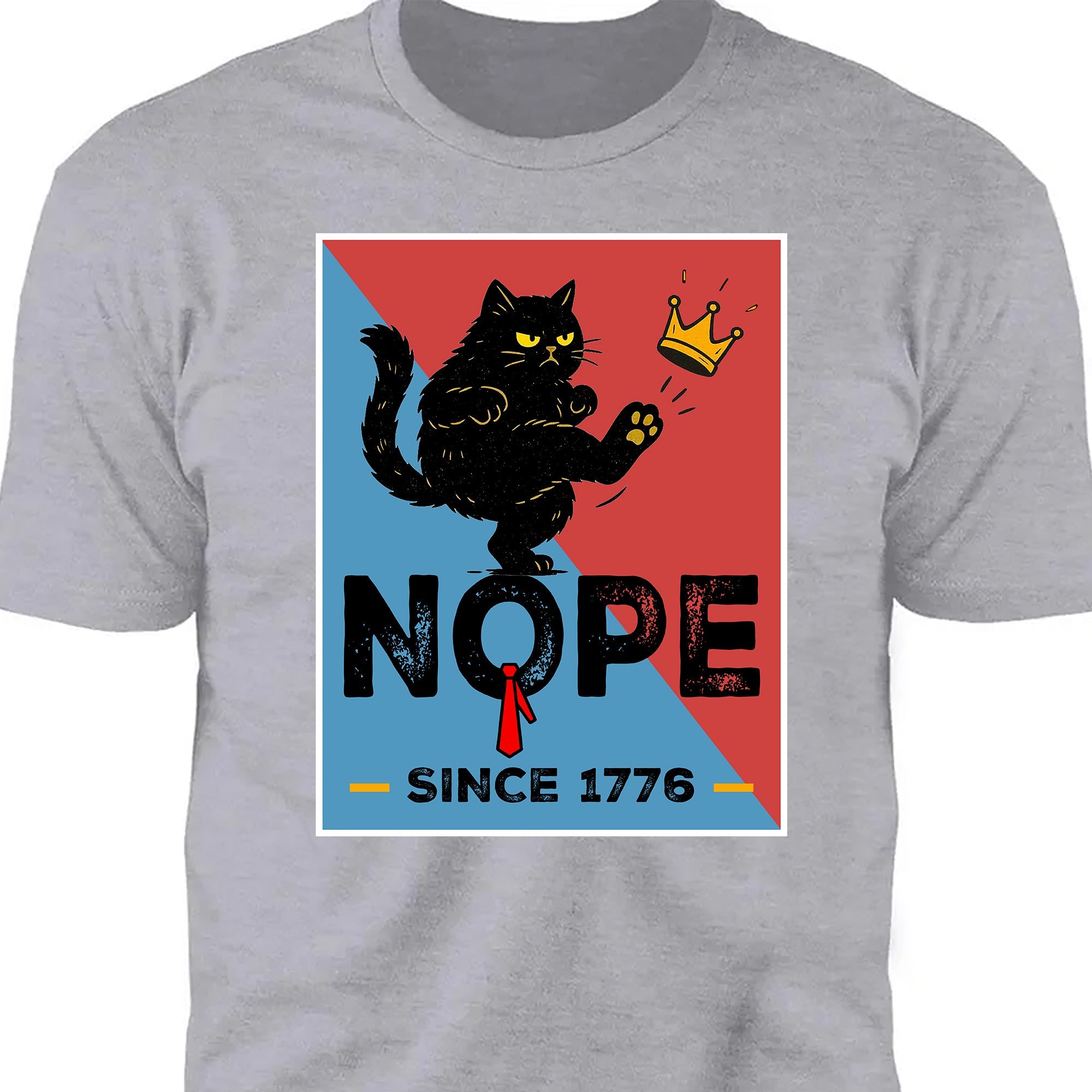 No Kings in America Black Cat Shirt, Anti-Trump Protest Shirt, Patriotic Democracy Shirt, No Kings in America, Not my President Shirt 682481