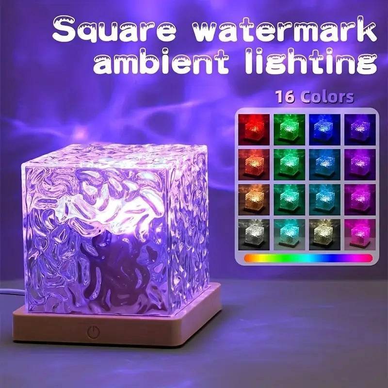 Ocean Wave Aurora Light – 16 Color LED Night Lamp - CartRare