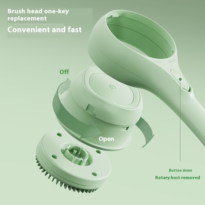 Electric Body Brush – Deep Cleansing & Exfoliating Skin Care Brush for Shower & Spa Use