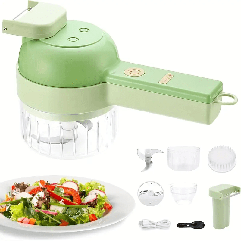 4 In 1 Handheld Electric Vegetable Cutter - CartRare