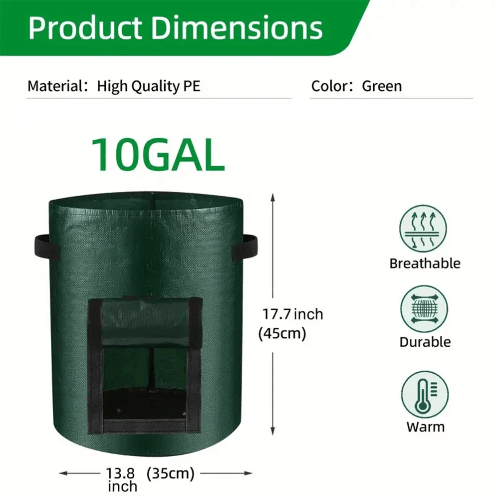 5 PCS Vegetable Grow Bag Planting Bags - CartRare
