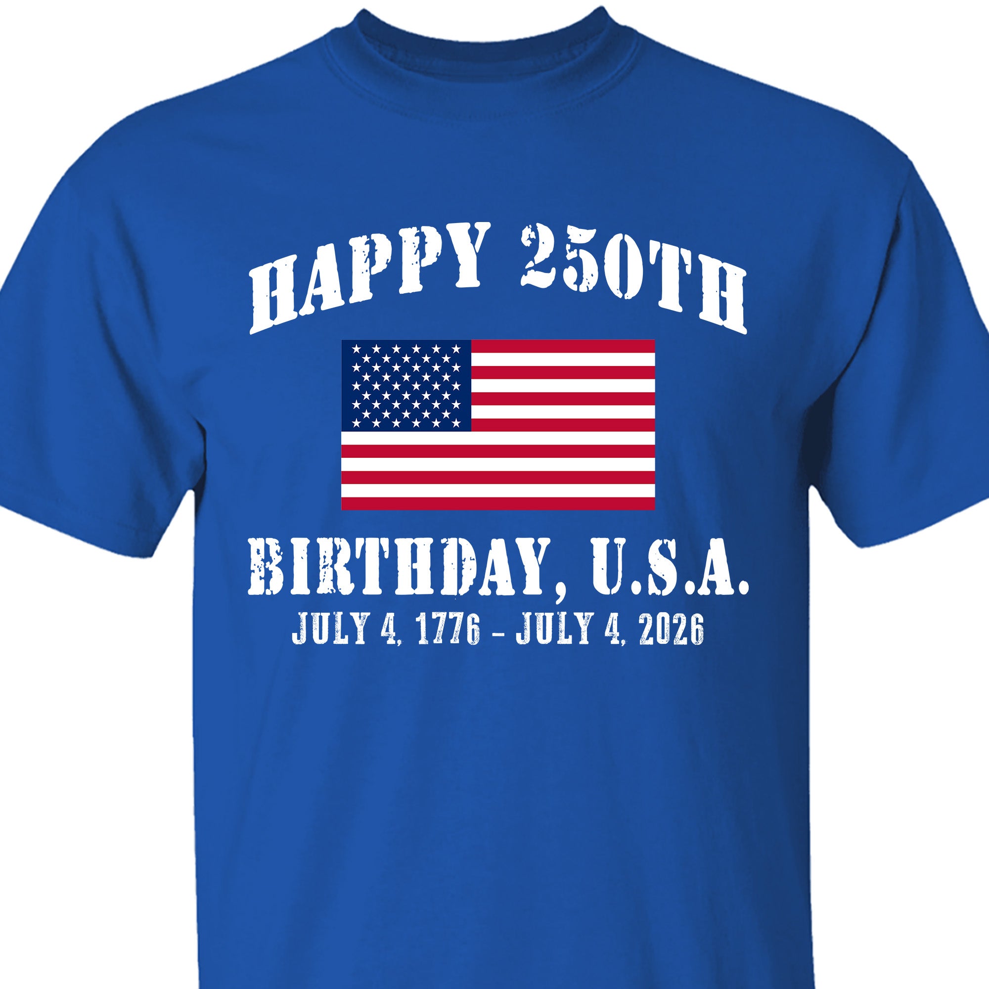 Happy 250 Years Birthday USA Shirt | Patriotic 4th of July 1776–2026 T-Shirt | America 250th Anniversary | Independence Day Shirt 682478