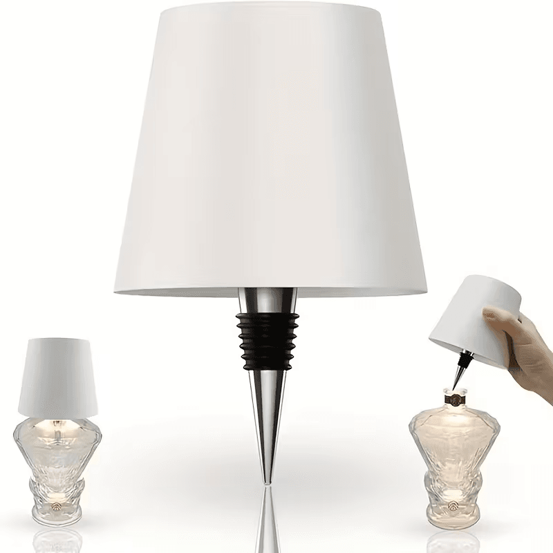 Incandescent Bulb PVC Bottle Night Lamp - CartRare