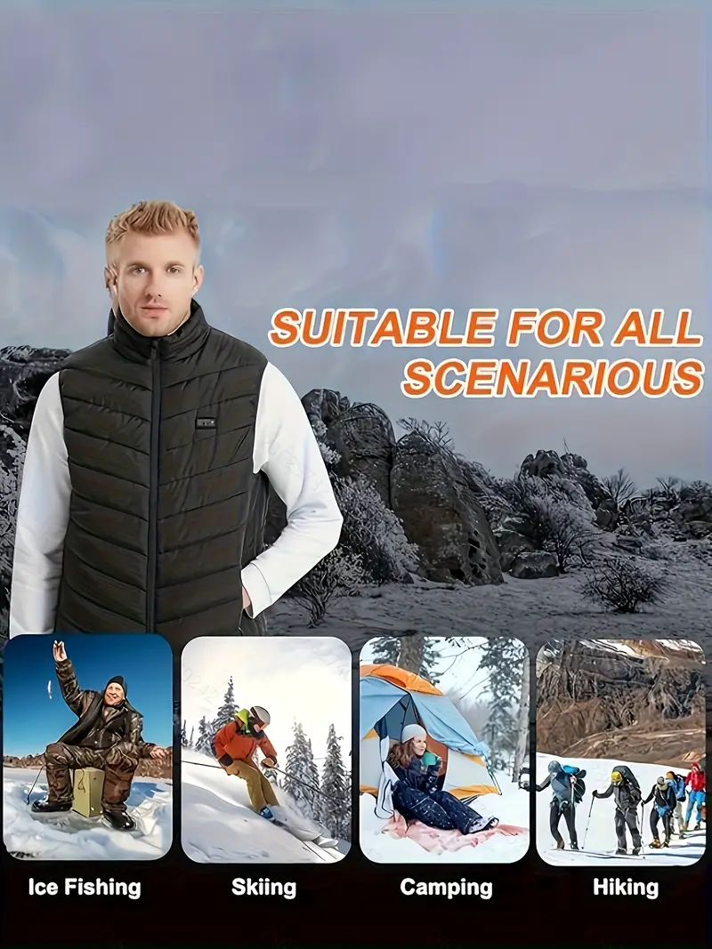 Tech Heated Vest – Smart Battery-Powered Warmth (tech heated vest)