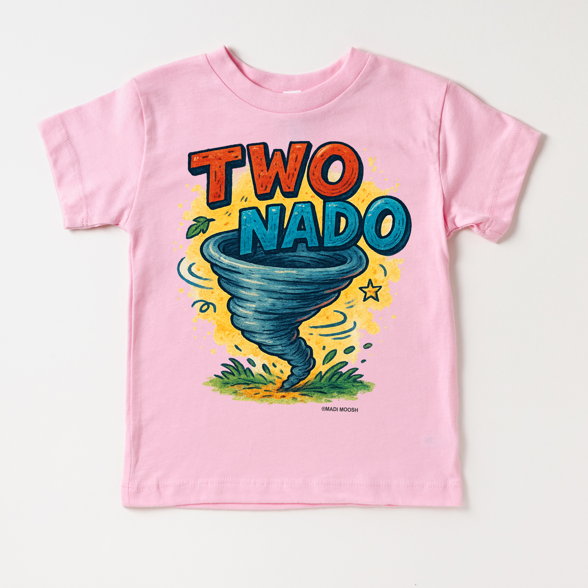Two Nado Tornado Birthday Shirt - 2nd Birthday Tee
