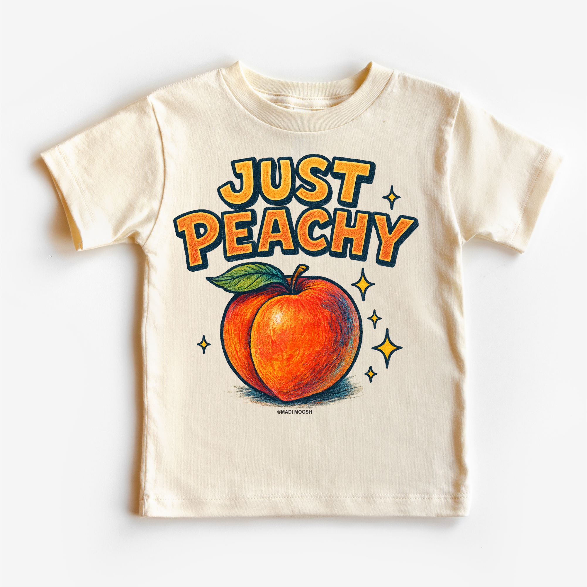 Just Peachy Fruit Shirt - Food Pun Tee