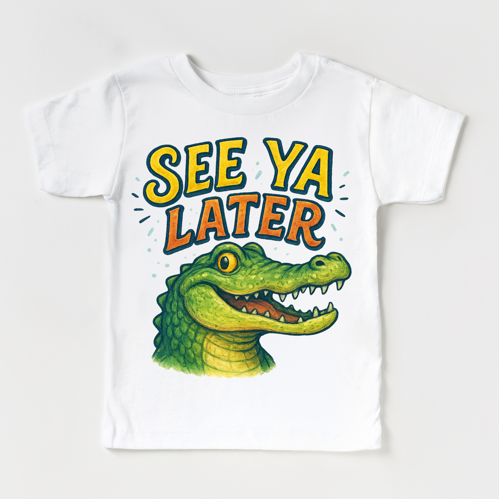 See Ya Later Alligator  Shirt - Funny Retro Tee