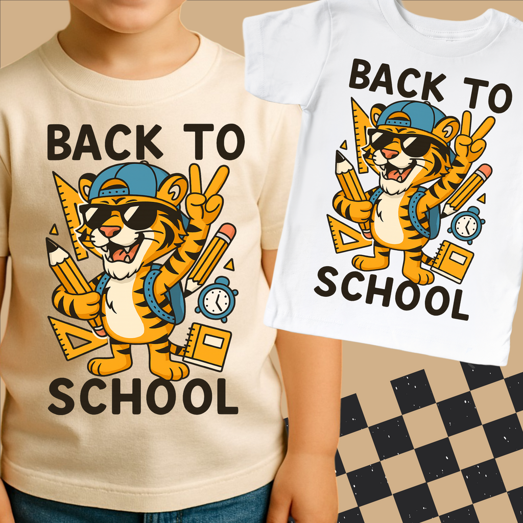 Back To School Tigers Mascot Shirt - Back To School Tee
