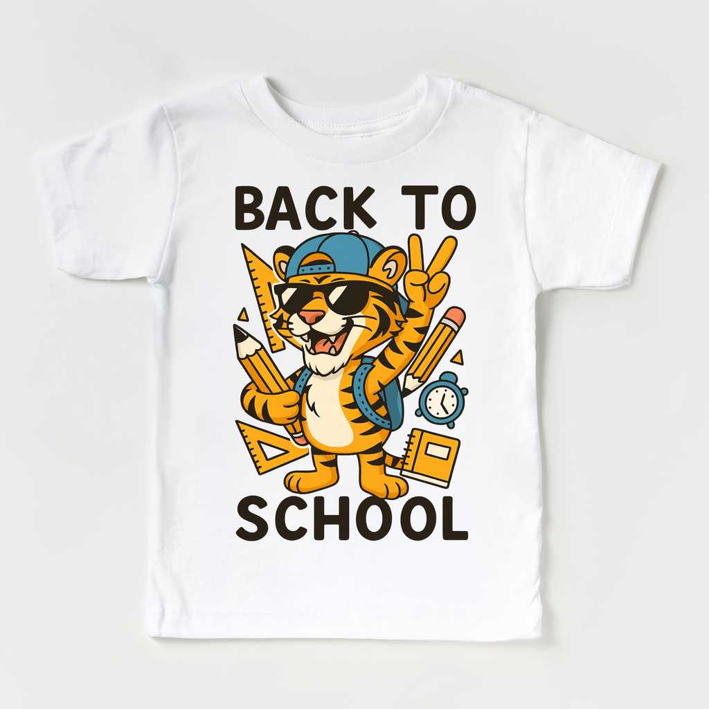 Back To School Tigers Mascot Shirt - Back To School Tee