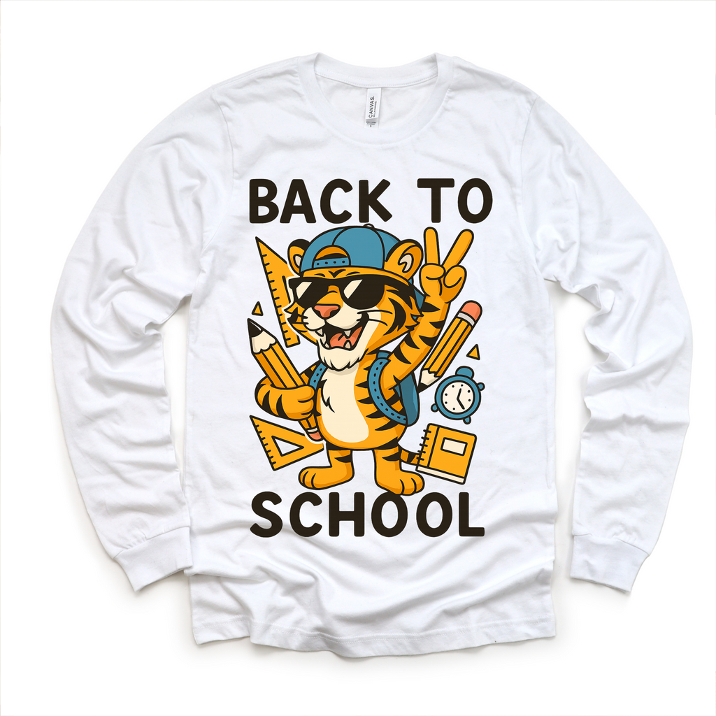 Back To School Tigers Mascot Shirt - Back To School Tee