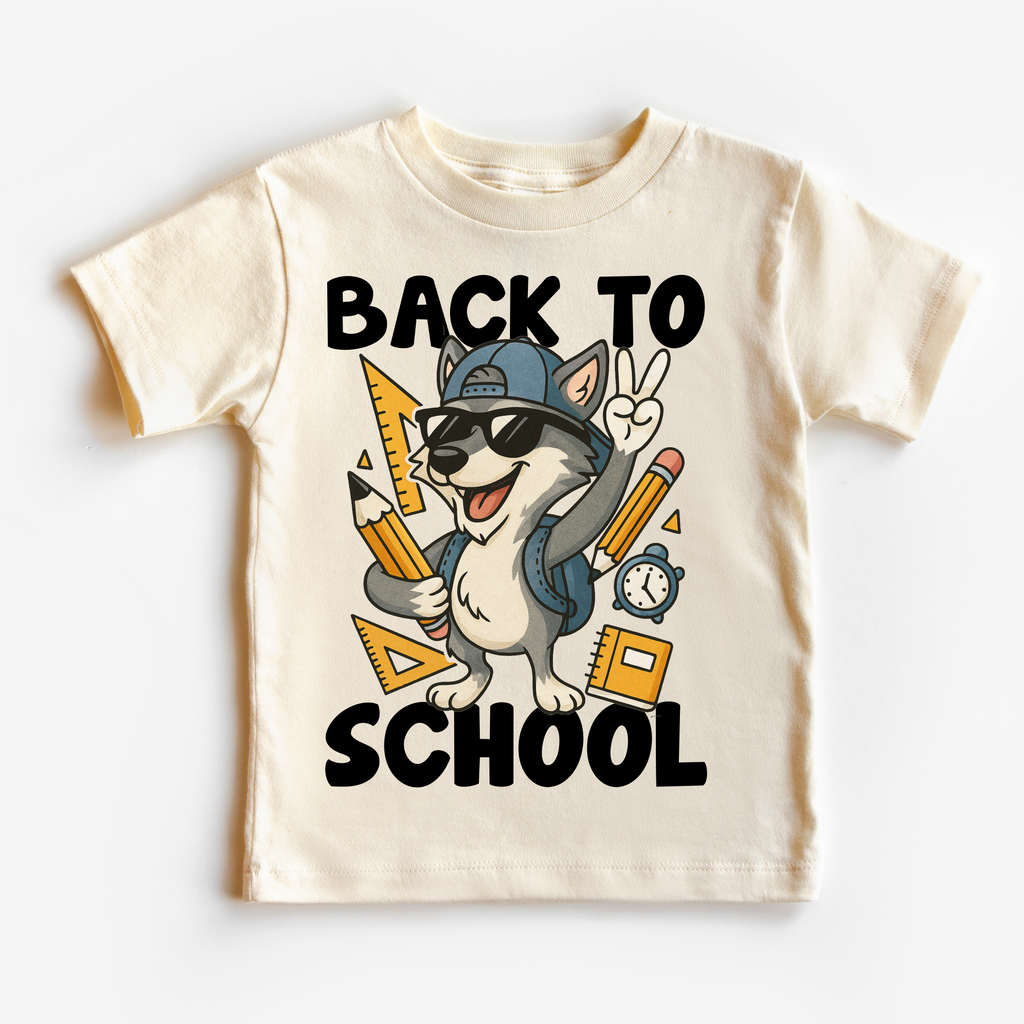 Back To School Wolf Mascot Shirt - Back To School Tee
