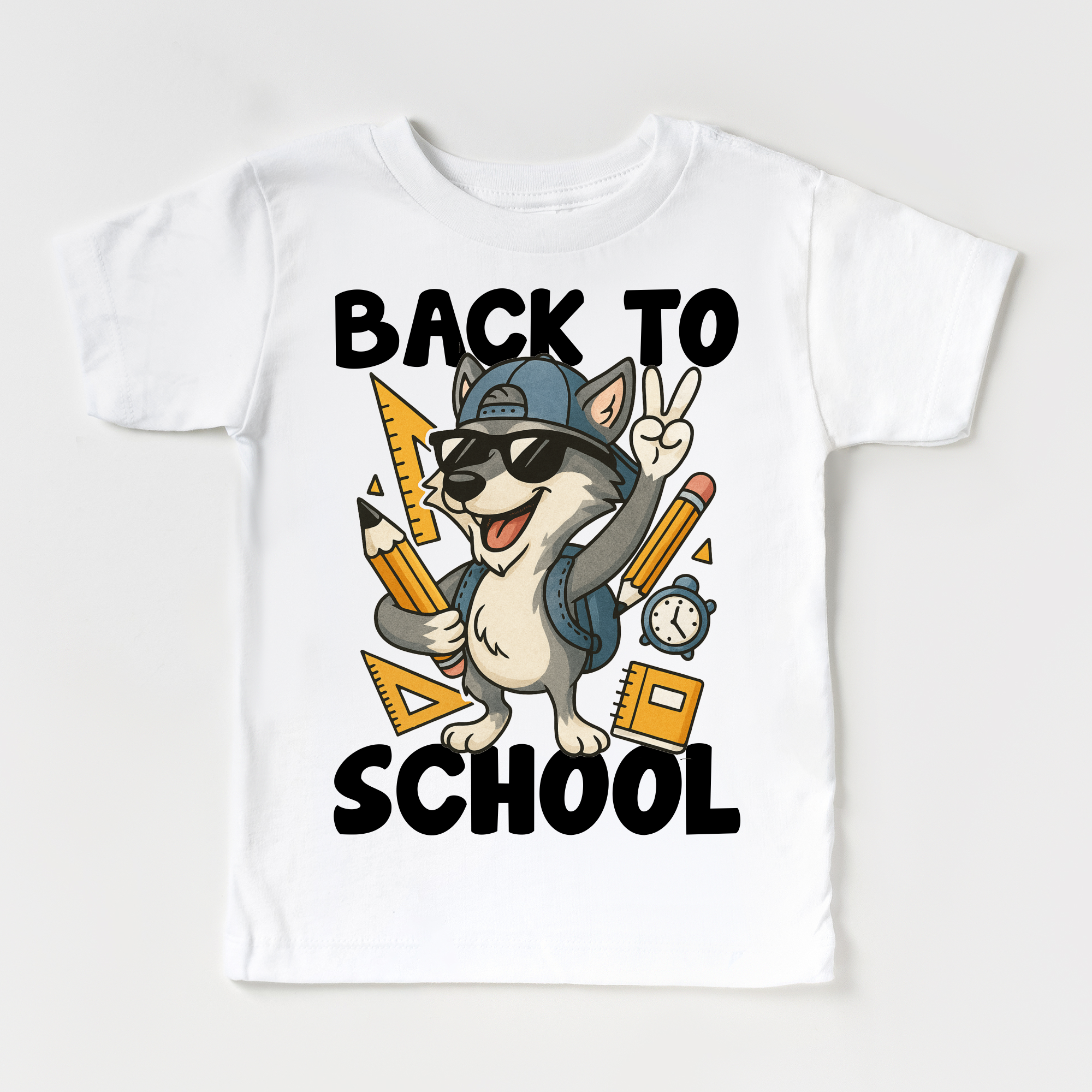 Back To School Wolf Mascot Shirt - Back To School Tee
