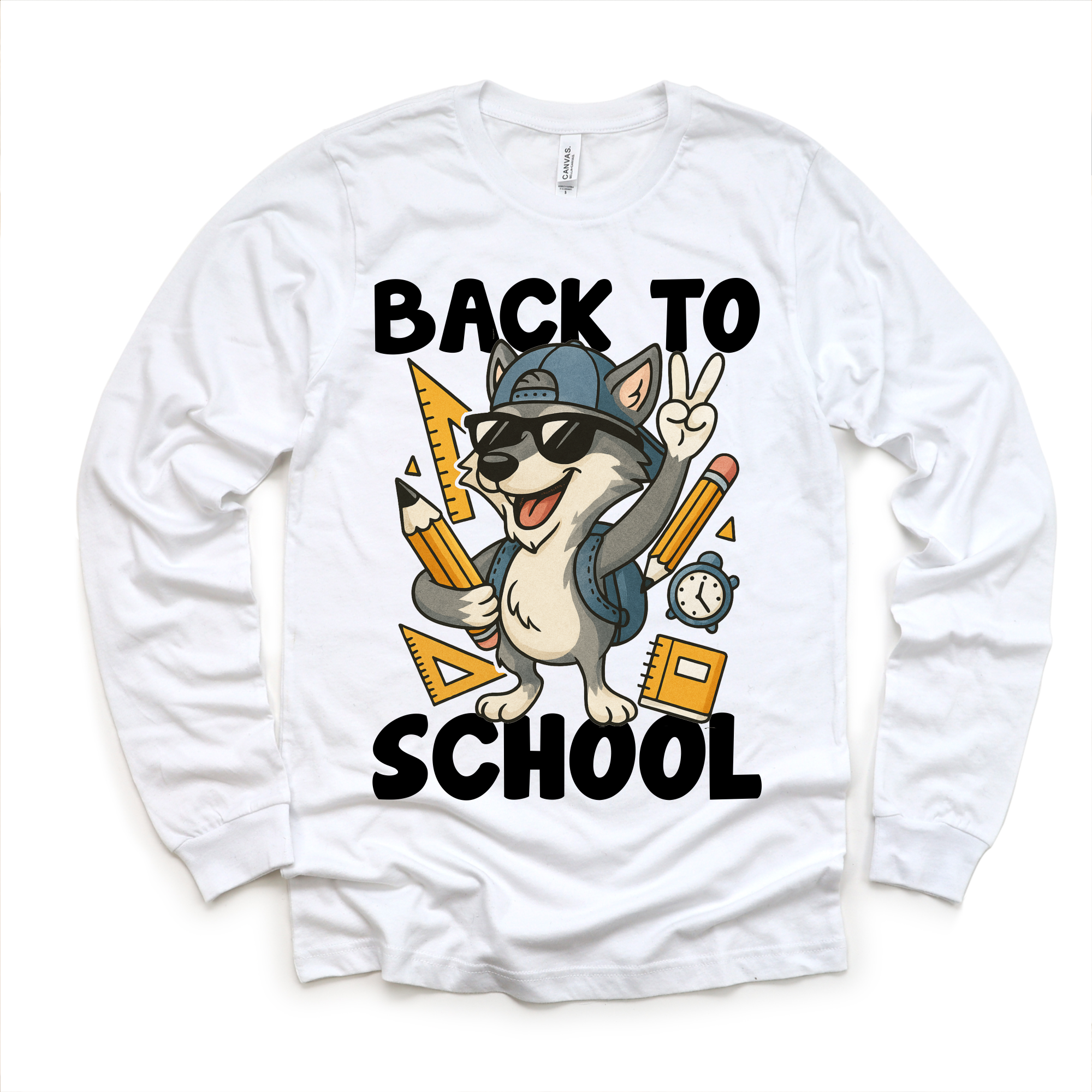 Back To School Wolf Mascot Shirt - Back To School Tee