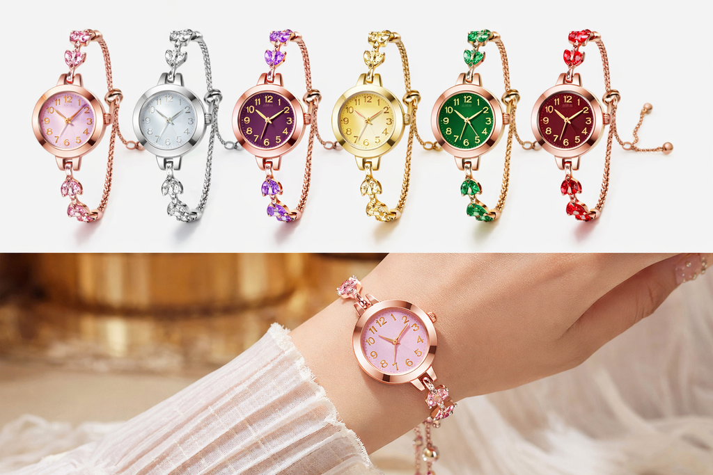 Women’s Bracelet Quartz Watch Set