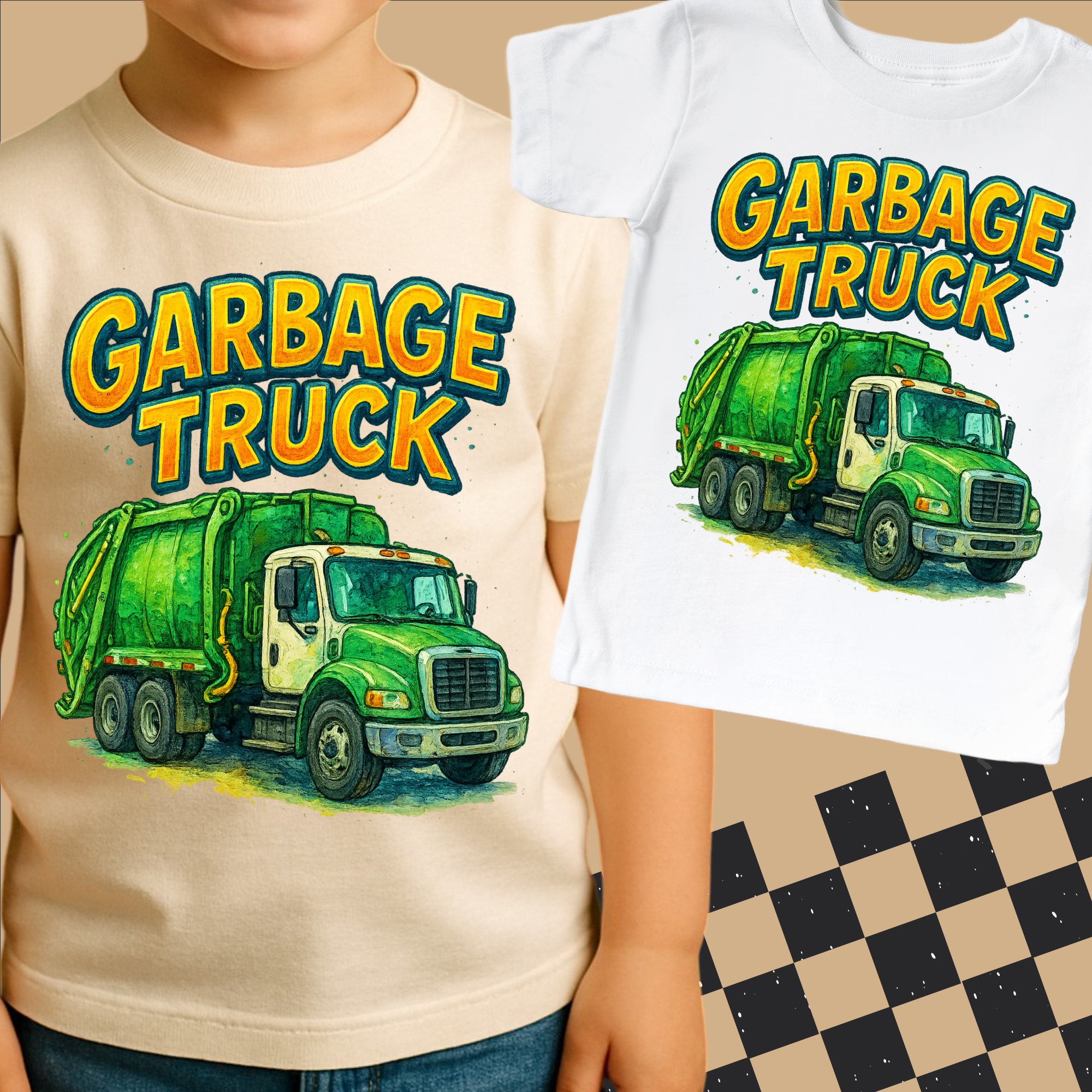 Garbage Truck Shirt - Fun Garbage Truck Tee