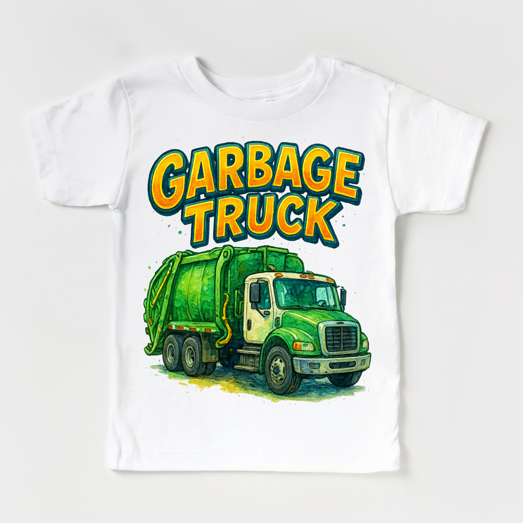Garbage Truck Shirt - Fun Garbage Truck Tee