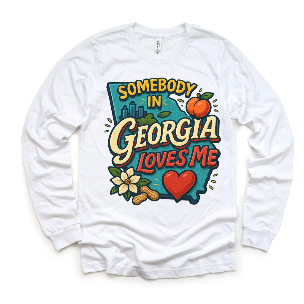 Somebody In Georgia Loves Me Shirt - State Souvenir Tee