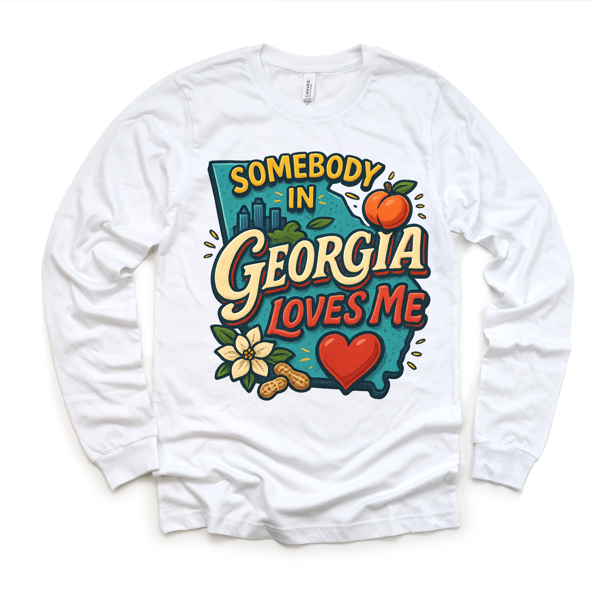 Somebody In Georgia Loves Me Shirt - State Souvenir Tee