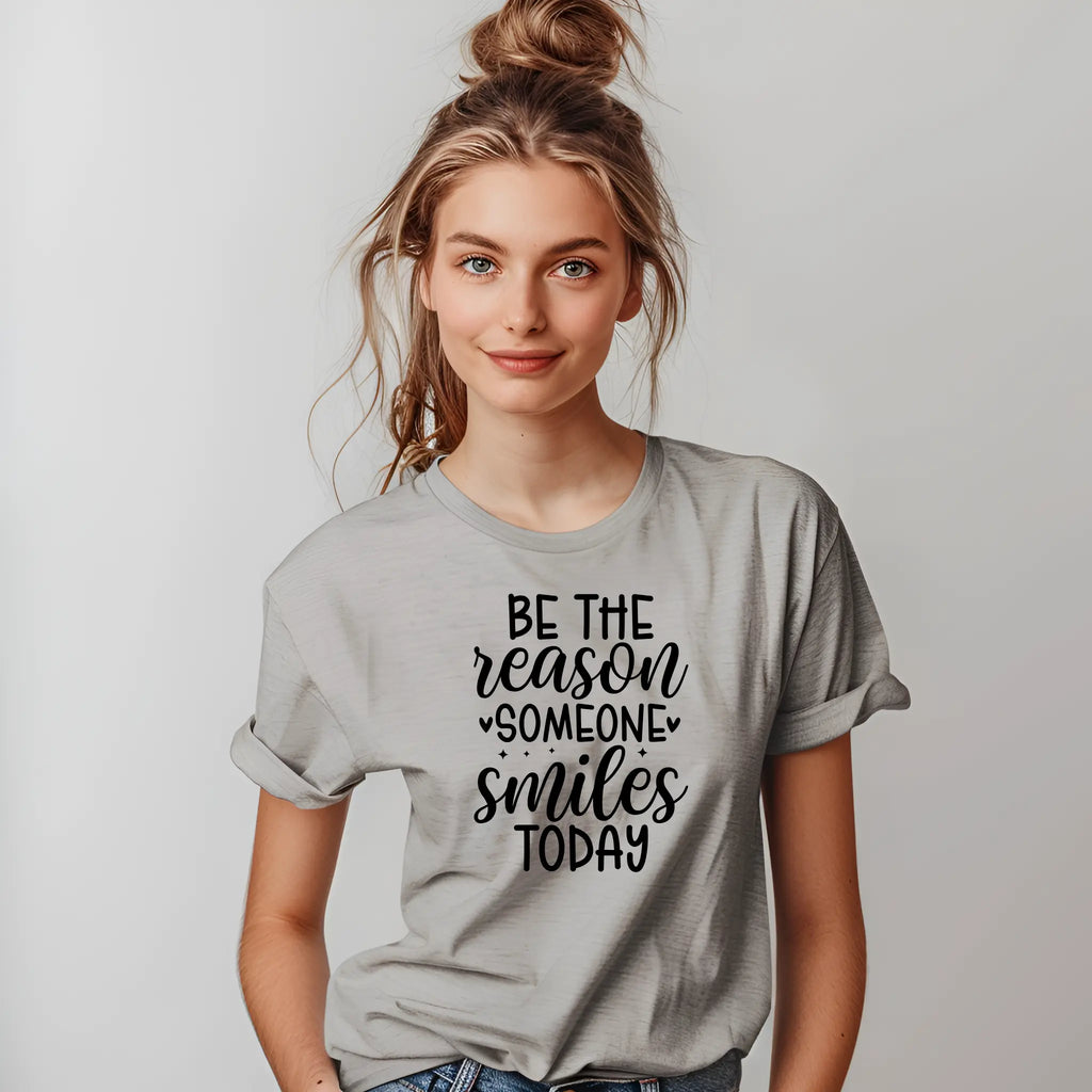 Be the Reason Someone Smiles Today T-Shirt – Spread Positivity in Style