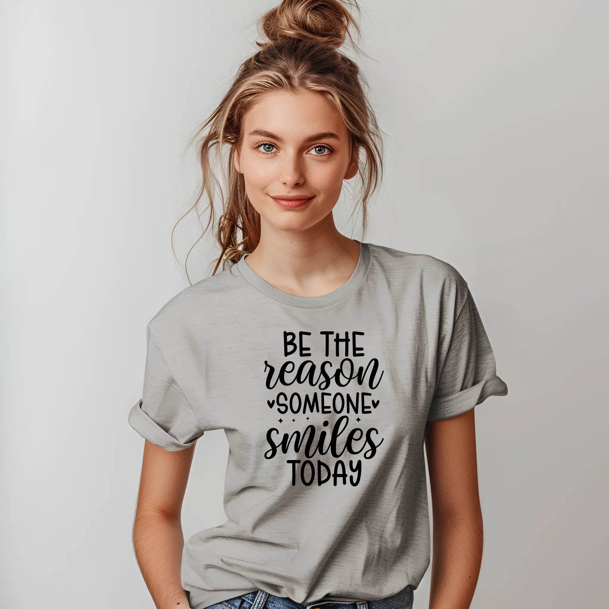 Be the Reason Someone Smiles Today T-Shirt – Spread Positivity in Style - CartRare