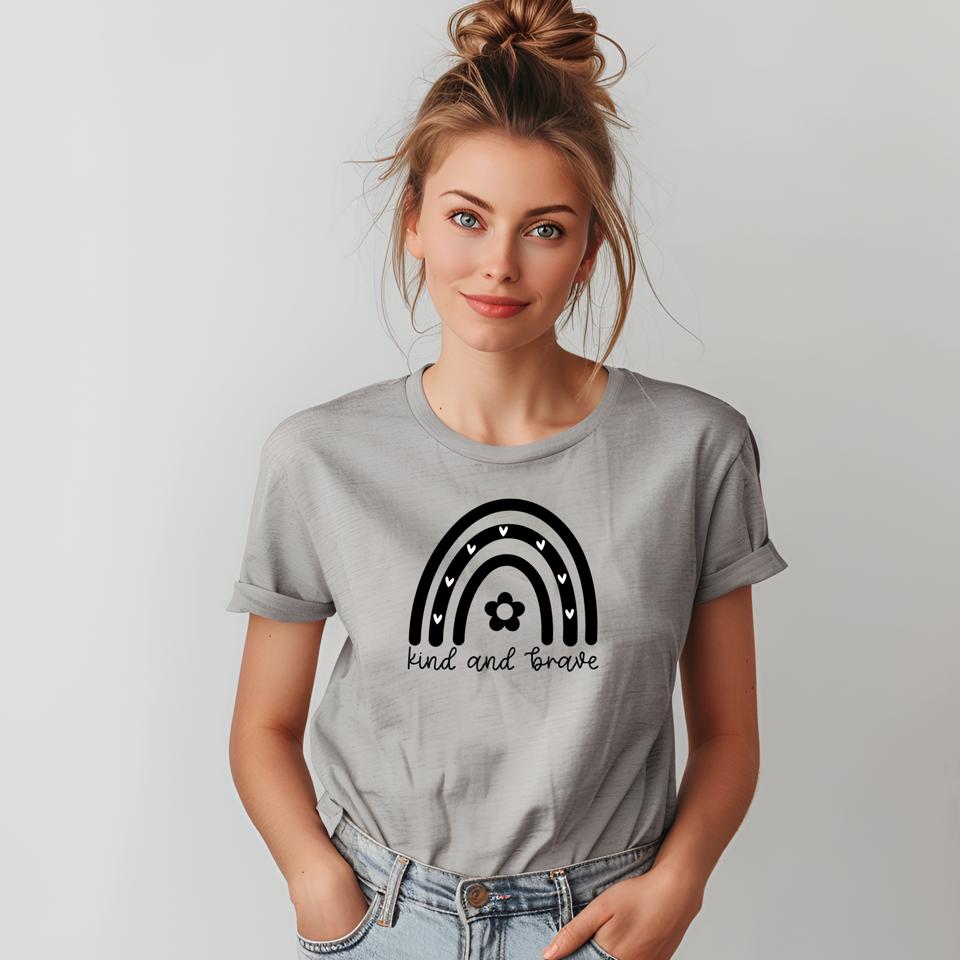 Kind and Brave T-Shirt – Empowering Everyday Style