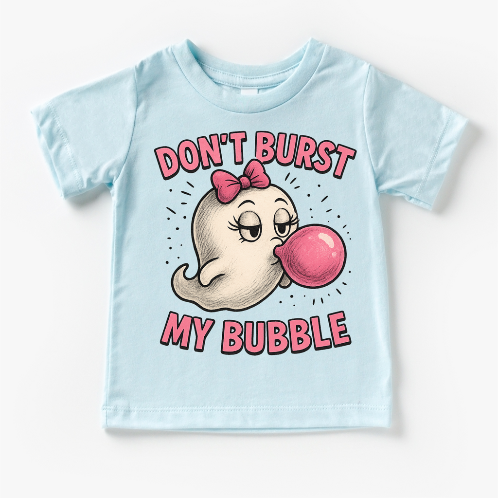 Don't Burst My Bubble Ghost Halloween Shirt - Halloween Tee