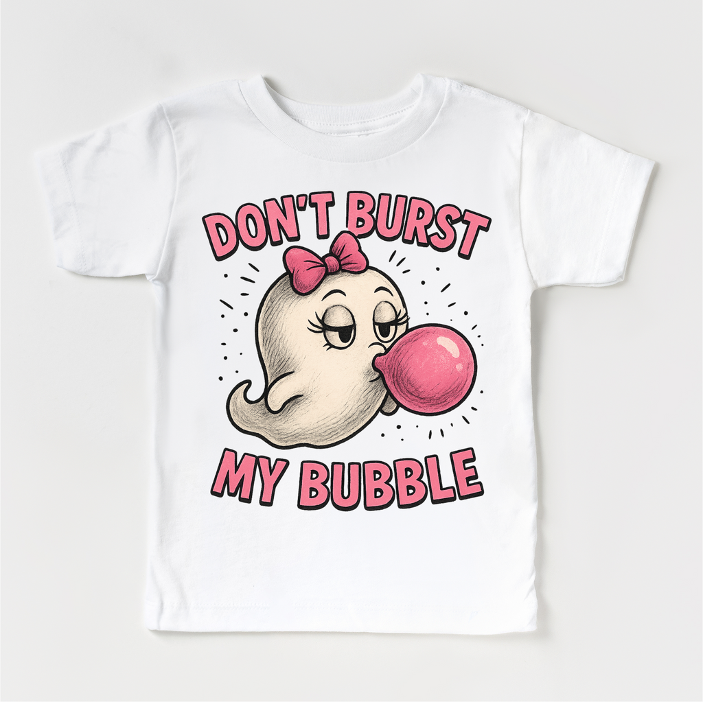 Don't Burst My Bubble Ghost Halloween Shirt - Halloween Tee