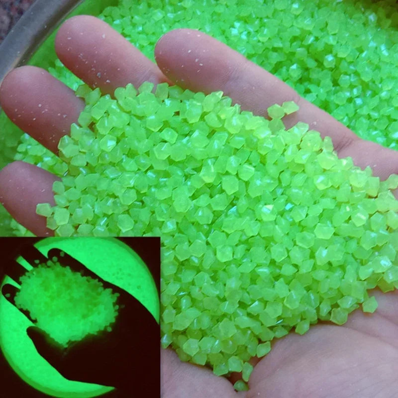 Glow in the Dark Pebbles – Luminous Stones for Garden, Path, Lawn & Aquarium Decor - CartRare