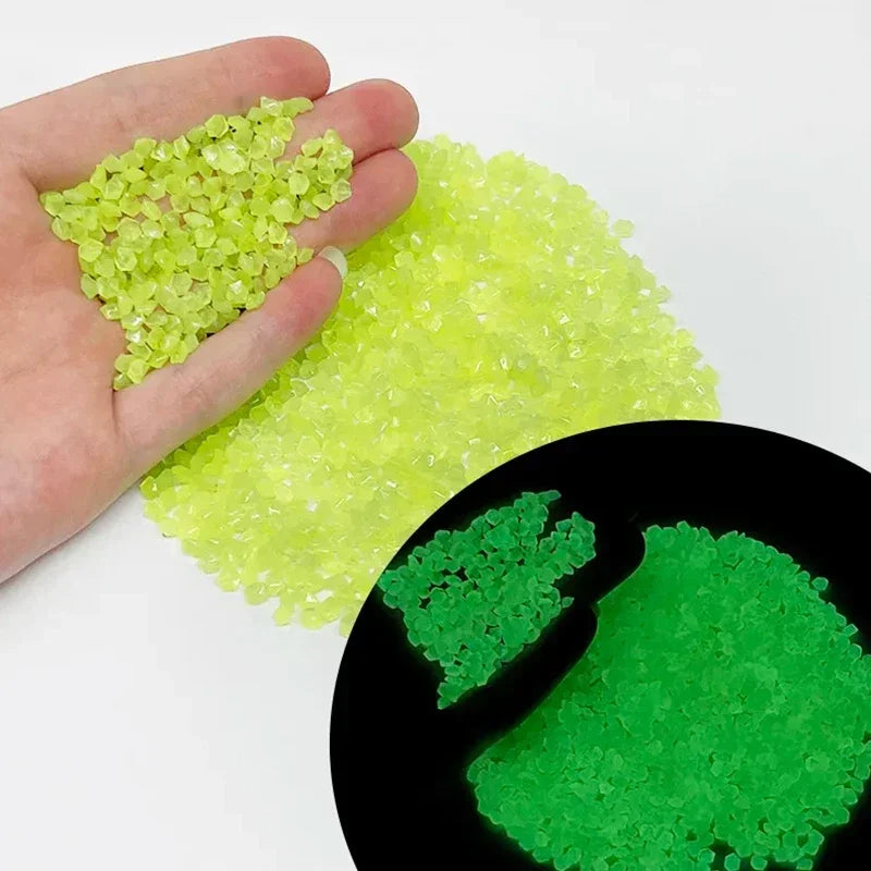 Glow in the Dark Pebbles – Luminous Stones for Garden, Path, Lawn & Aquarium Decor - CartRare