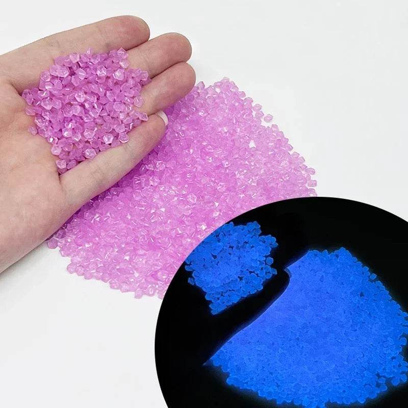 Glow in the Dark Pebbles – Luminous Stones for Garden, Path, Lawn & Aquarium Decor - CartRare