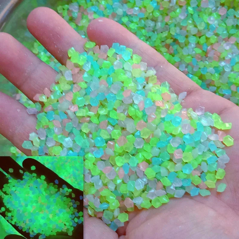Glow in the Dark Pebbles – Luminous Stones for Garden, Path, Lawn & Aquarium Decor - CartRare