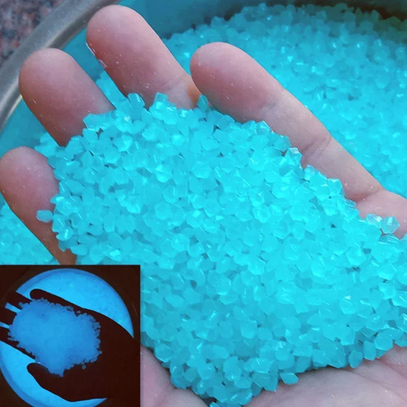 Glow in the Dark Pebbles – Luminous Stones for Garden, Path, Lawn & Aquarium Decor - CartRare