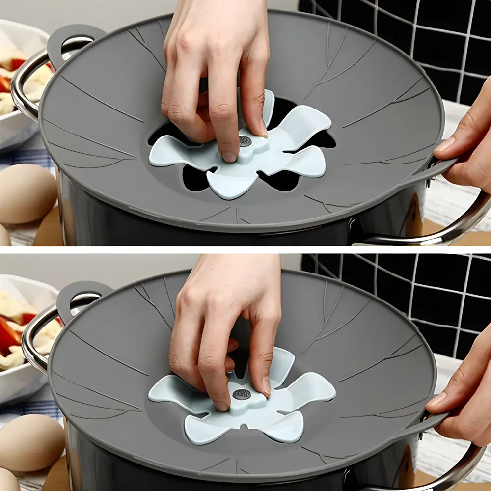 Silicone Spill Stopper Lid
