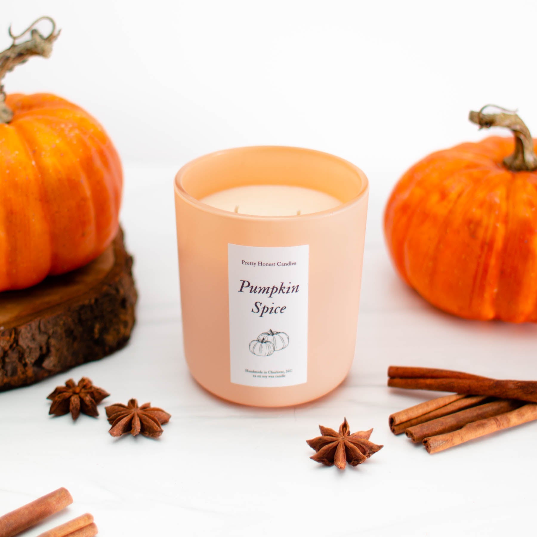 Pumpkin Spice Soy Candle | Double Wick Fall Candle