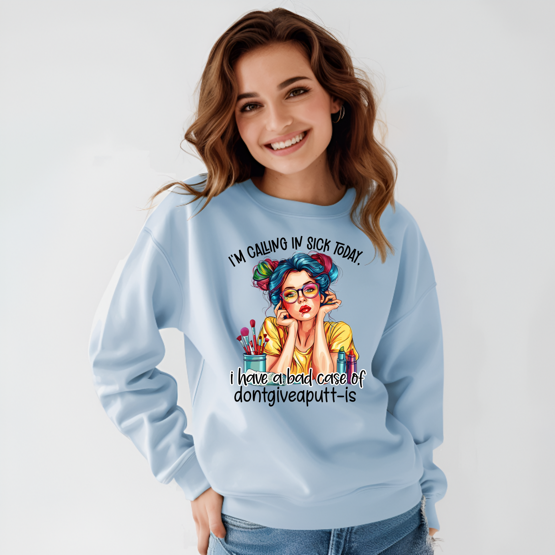 I’m Calling in Sick Today Funny Sweatshirt – Don’t Give a Putt Pullover