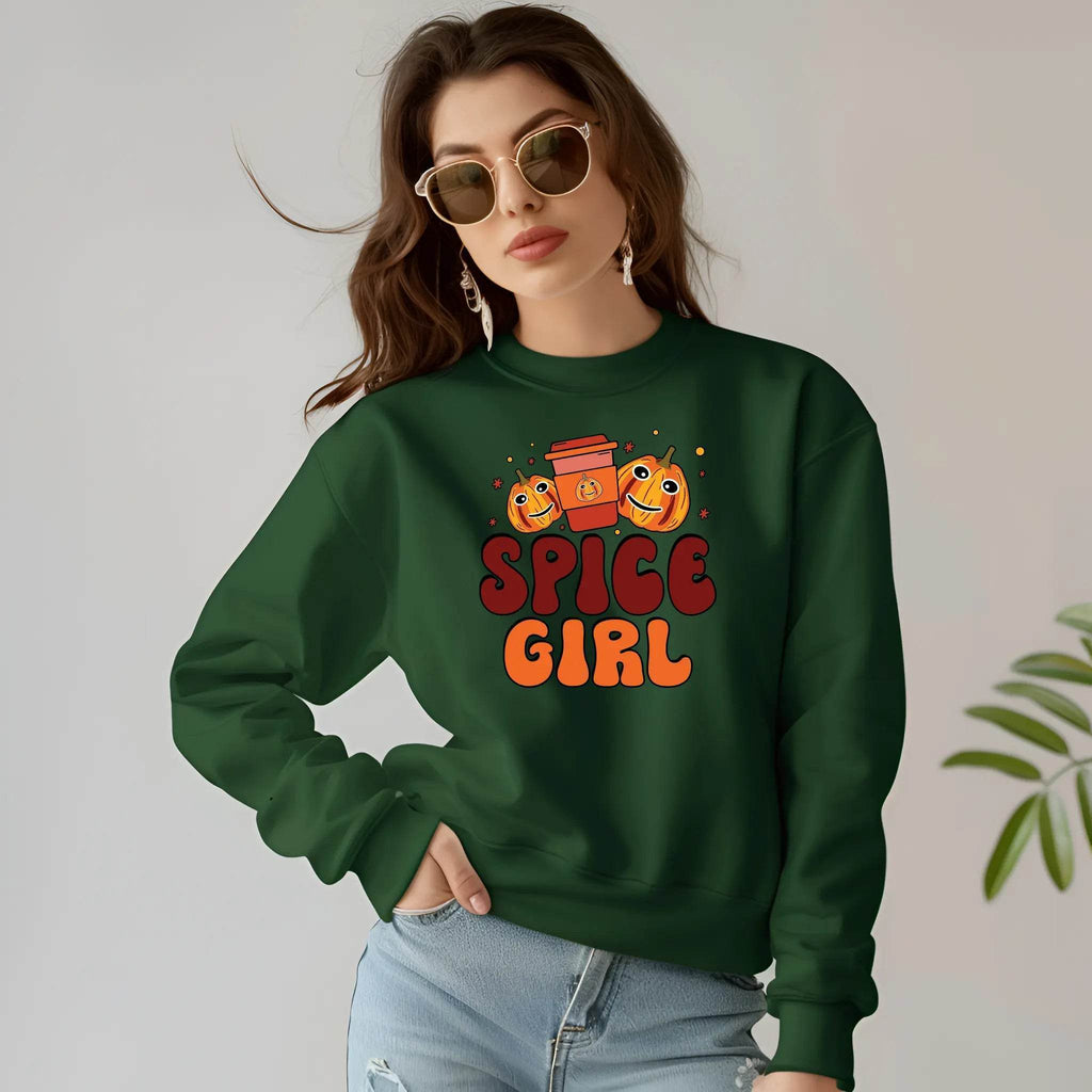 Spice Girl Thanksgiving Sweatshirt – Cozy Fall Pullover - CartRare