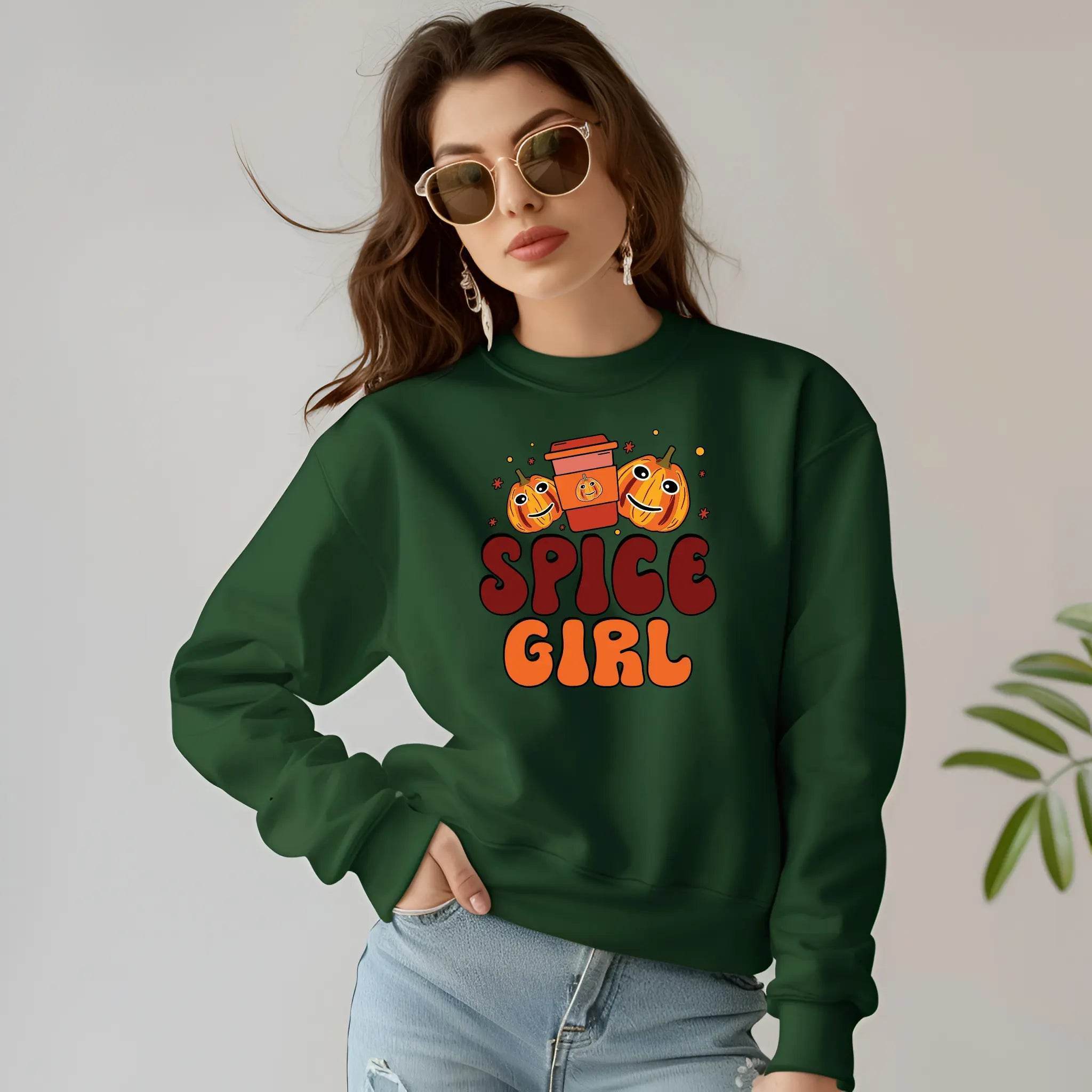 Spice Girl Thanksgiving Sweatshirt – Cozy Fall Pullover - CartRare