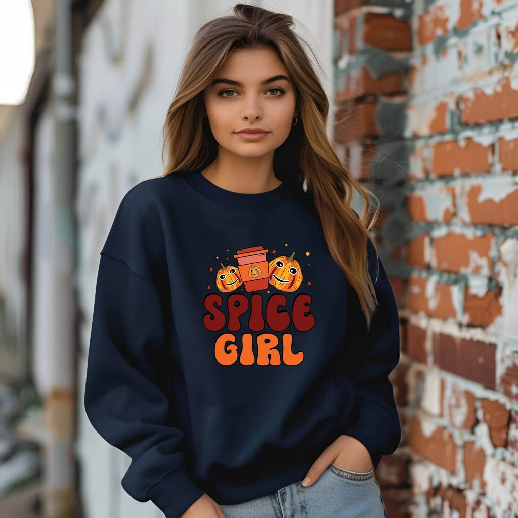 Spice Girl Thanksgiving Sweatshirt – Cozy Fall Pullover - CartRare