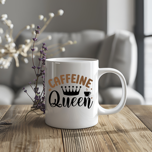 Coffee Queen Mug – Funny Morning Coffee Cup for Women