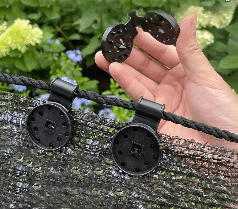Durable Shade Cloth Clips For Gardens, Greenhouses & More - CartRare