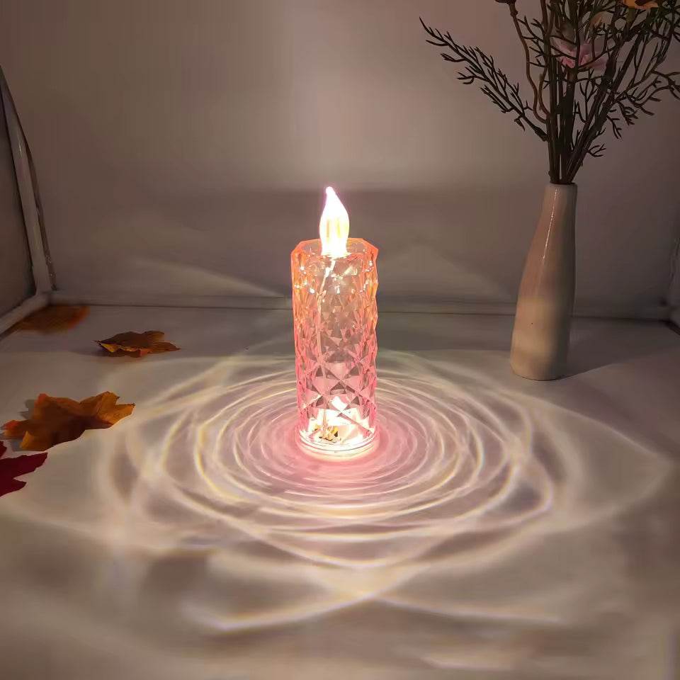 Crystal Rose LED Candles: Safe, Sparkling Romance Without Flames ✨ - CartRare