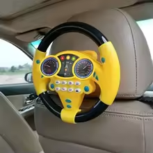 Interactive Kids Steering Wheel Toy – Music, Lights & Real Driving Experience