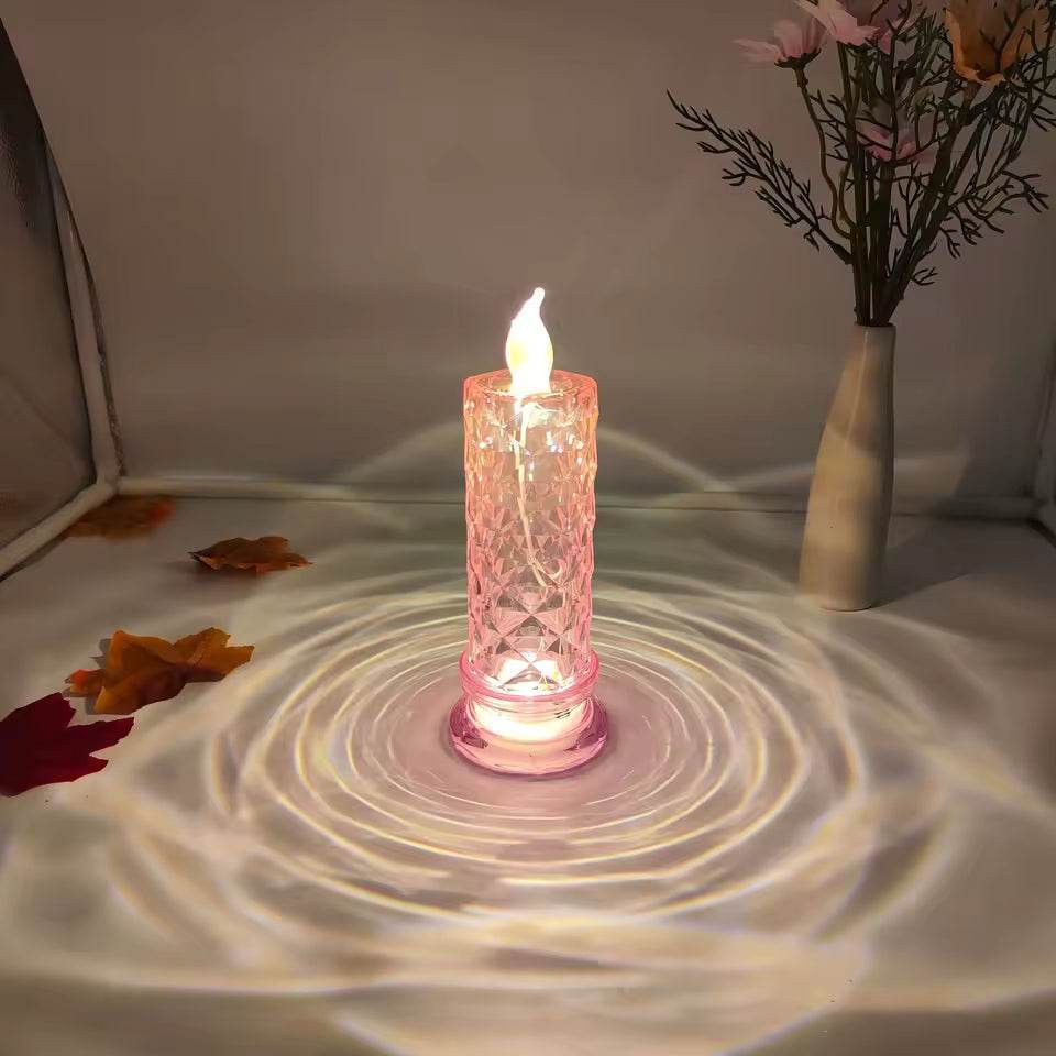 Crystal Rose LED Candles: Safe, Sparkling Romance Without Flames ✨ - CartRare